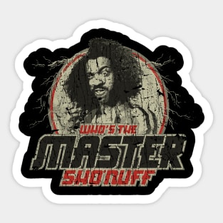 VINTAGE RETRO STYLE - MASTER SHO NUFF 80S Sticker